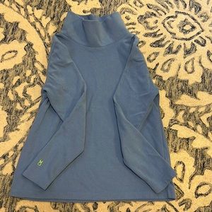 Dudley Stephens terry green point turtleneck, Med